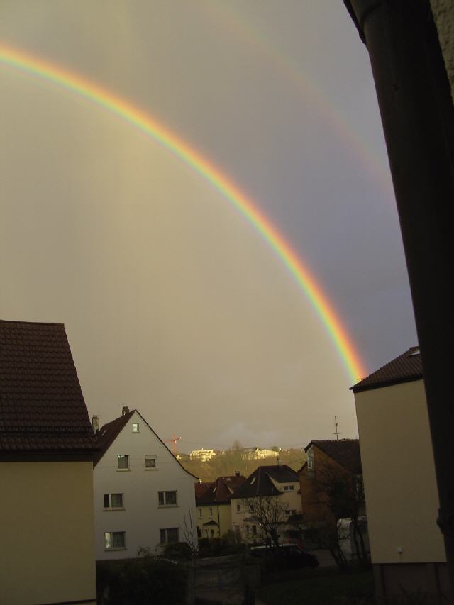 Regenbogen zu Hause